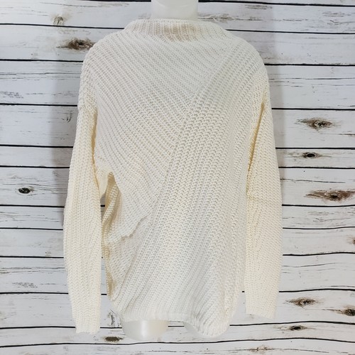 Large Womens Knit Sweater Long Sleeve 