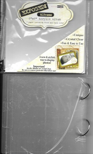 Bildfertige Sammelarbeiten belichtetes Scrapbooking Album 6 x 6 Acryl Kunststoff 2008 - Bild 4 von 10