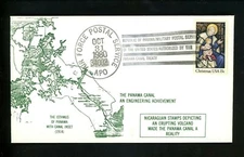 US FDC #1842 Unknown 1980 APO 34002 Canal Zone CZ Christmas Religious Unofficial