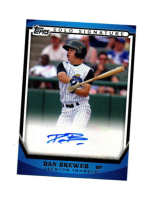 2011 Topps Pro Debut Solo Signatures #DB Dan Brewer