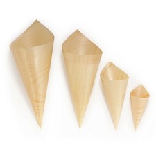 Disposable Serving Pine Wood Cone