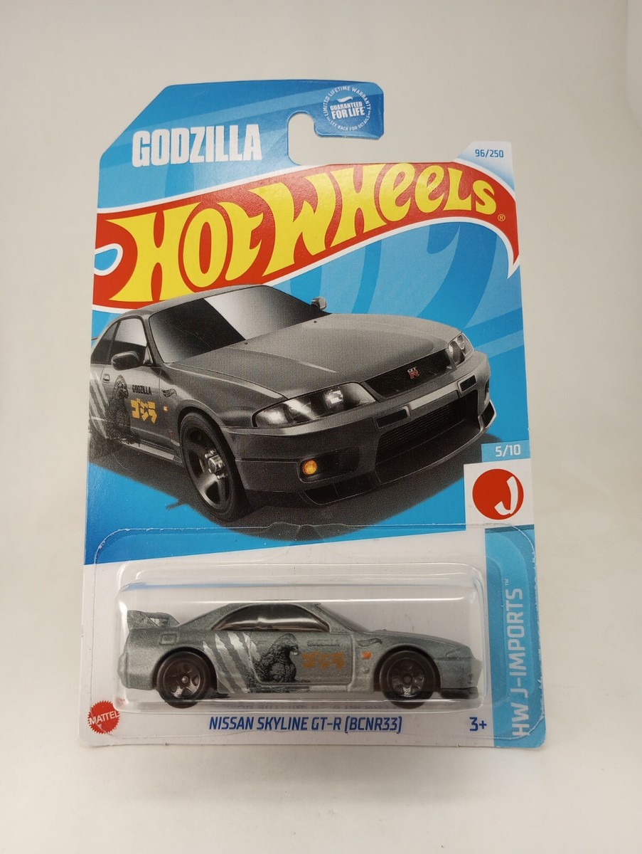 HOT WHEELS NISSAN SKYLINE GT-R BCNR33 GODZILLA 2024 Series HW J