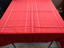 Red Tablecloth - 53" x 54"