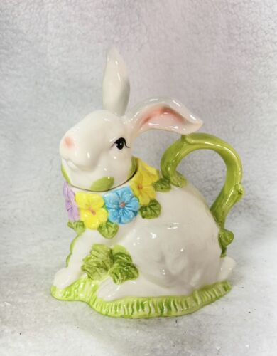 Ceramic Spring Easter Bunny Teapot - Picture 6 of 24