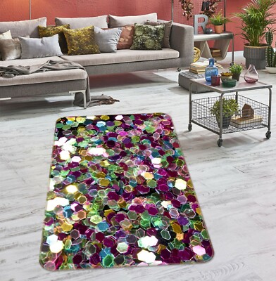 3D Purple Jade ZHUA299 Game Non Slip Rug Mat Photo Carpet Zoe