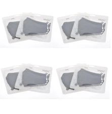 Large Reversible Black Face Washable Unisex Adult MASK US SELLER 8 or 12 PCS