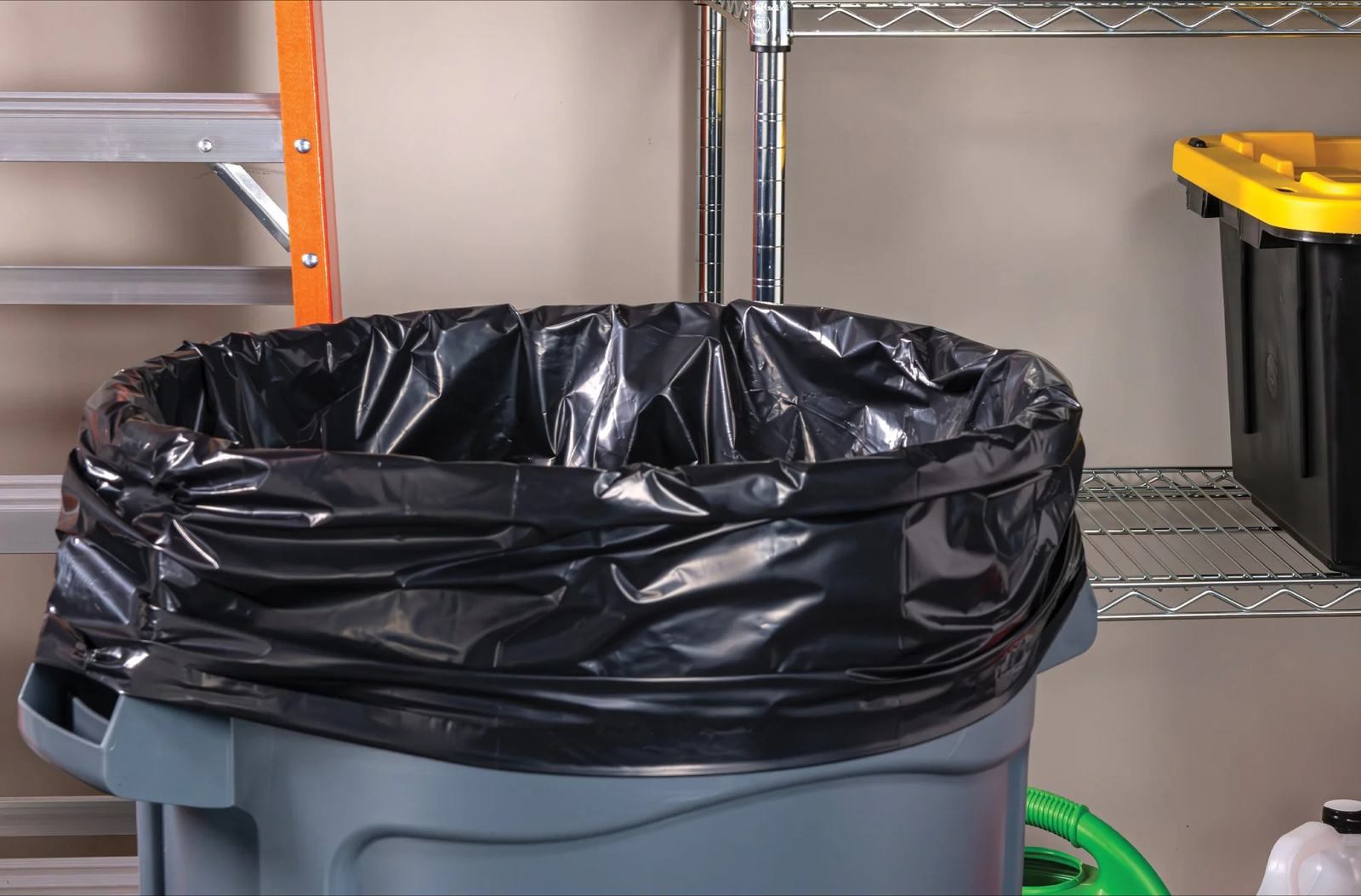 Bolsas de basura grandes para contratistas de alta resistencia, 45 galones, 20 unidades