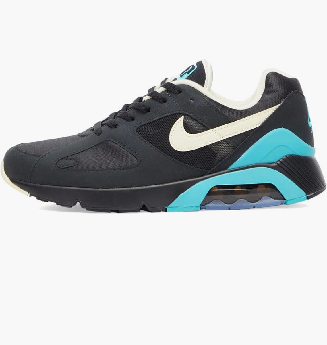 Nike Air Max 180 Sneaker Schuhe Herren Sportschuhe Schwarz