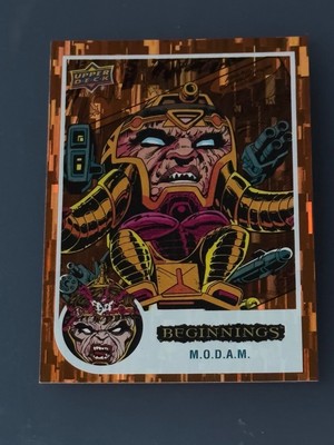 2023 Marvel Beginnings Vol 2 Series 2 Orange Bridge #7 M.O.D.A.M. 080/199