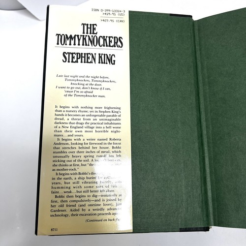 The Tommyknockers by Stephen King 1st Edition, 1st Print, Hardcover, 1987 Horror - Picture 4 of 6