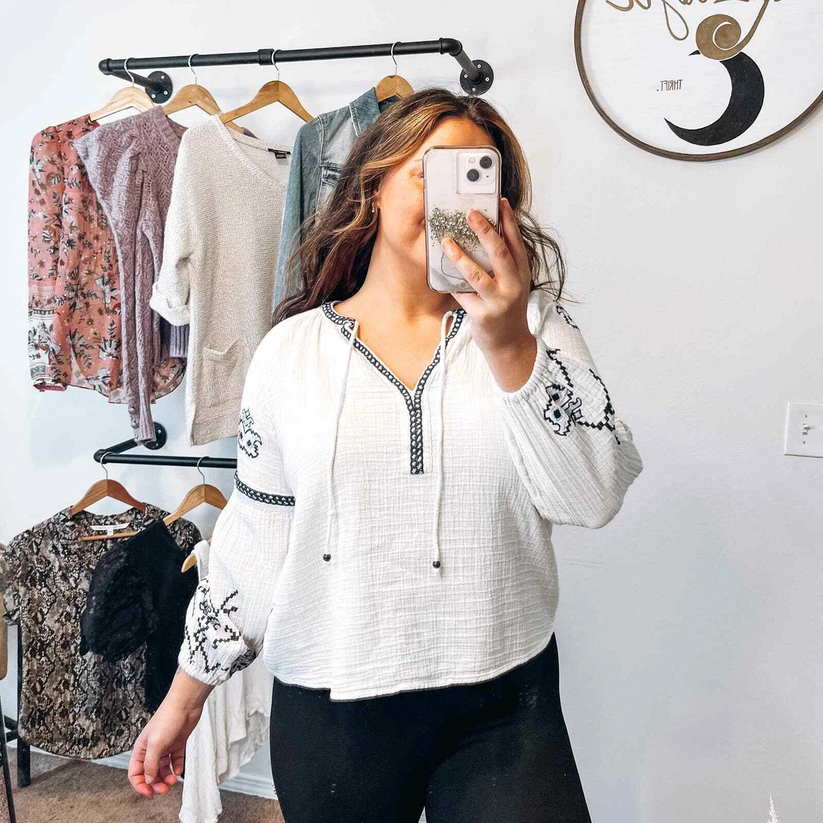 Bohemian blouse h&m cheap
