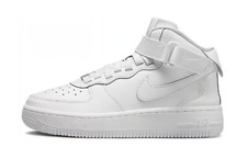 Nike Air Force 1 Mid EasyOn SE GS 'Triple White' - FN1193-111 Size
