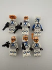 LEGO Star Wars Assorted Clone Minifigs Lot Of 6 And Random Weapons/Accessories