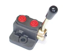Hydraulic selector / Diverter valve, replaces Massey Ferguson plate 180908M1