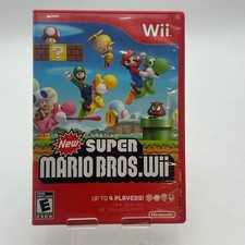 Nintendo Wii New Super Mario Bros. Wii Black Game with Box Used