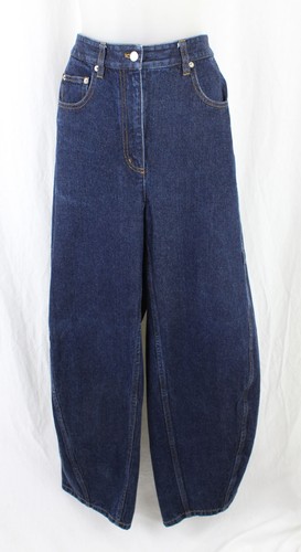 Tibi Women's Blue Dark Wash 100% Cotton High Rise Sid Jeans Size 27