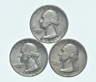 TOUGH 1944 1941 1942 Washington Quarter 90% Silver Lot *811