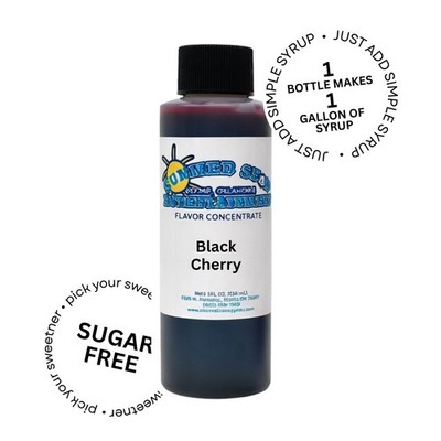 BLACK CHERRY SYRUP MIX SHAVED ICE / SNOW CONE Flavor GALLON CONCENTRATE #1
