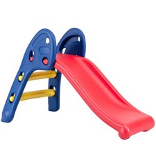 Topbuy Children's Folding Up-down Slide Plastic Fun Toy for Kids