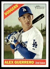 2015 Topps Heritage High Number #695 Alex Guerrero Los Angeles Dodgers