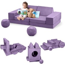 Spielsofa Kindersofa Schlaffunktion Schaumsto...