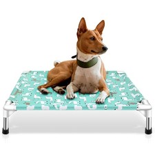 Elevated Dog Bed Pet Cot for Medium Dogs Indoor/Outdoor Raised Pet Bed