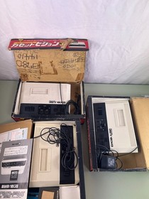 CASSETTE VISION Jr Console system Epoch NTSC-J Japan White TV Game 3 set