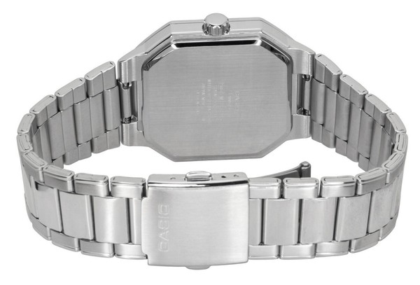 Casio Analógico de Acero Inoxidable, Esfera Verde, Cuarzo, MTP-B195D-3AV para Hombre 4