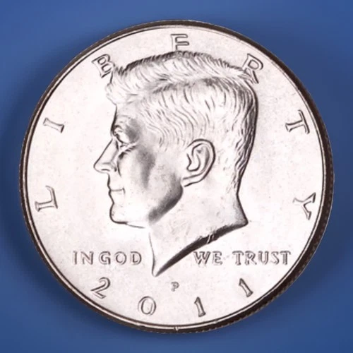 2011-P Clad Gem BU Kennedy Half Dollar Coin From OBR FAST SHIPPING