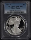 Photo of a 1991-S American Silver Eagle Proof from an eBay listing that sold on Jul 15, 2026