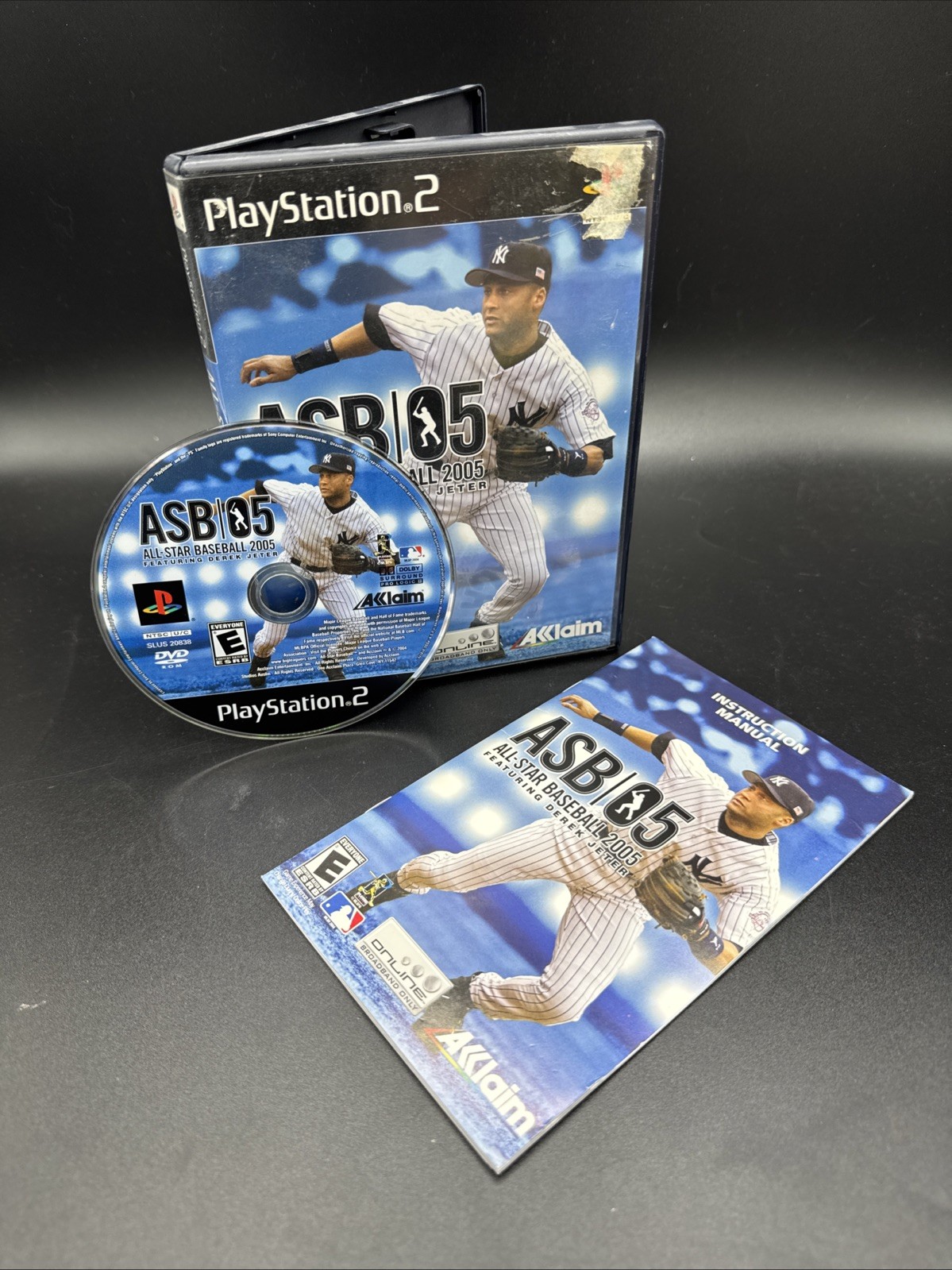 Derek Jeter All-Star Baseball 2005 - PS2 PlayStation 2 Completo