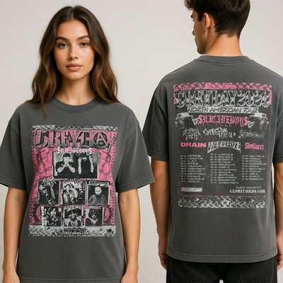 Dark Hip Hop Concert Tour 2026 Style T Shirt Urban Rap Streetwear
