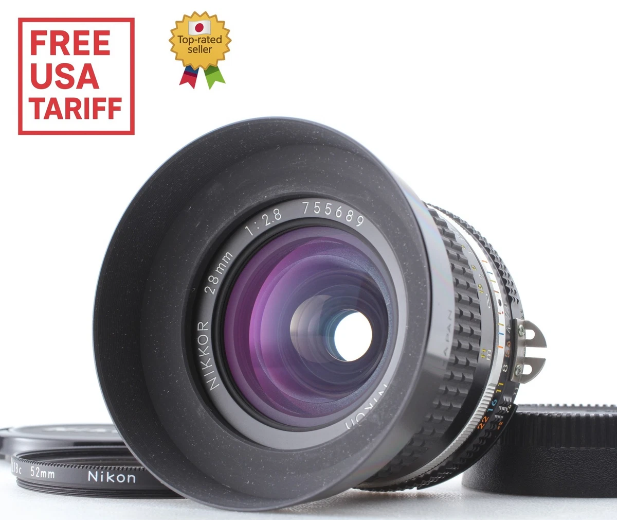25+ Nikon AI-S f/2.8 Camera Lenses 28mm Focal for sale | Updated