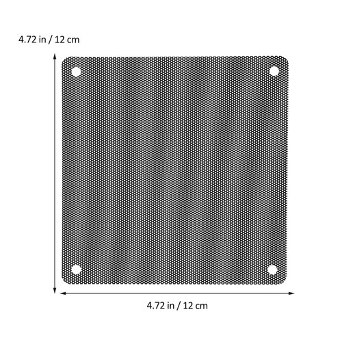 12pcs Mesh Filter Grills PC Filter PVC Computer PC Fan Grills - Afbeelding 5 van 12