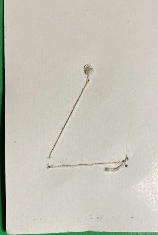 (3) VINTAGE 3/4" COSTUMAKERS WHITE PEARL SHELL 2-HOLE BUTTONS NOS CARD-O4 - Image 3 of 3