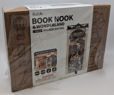 Rolife 3D-Holz-Puzzle Book Nook  Arcade Dating TGB10 ''wie neu'' *HÄNDLER*