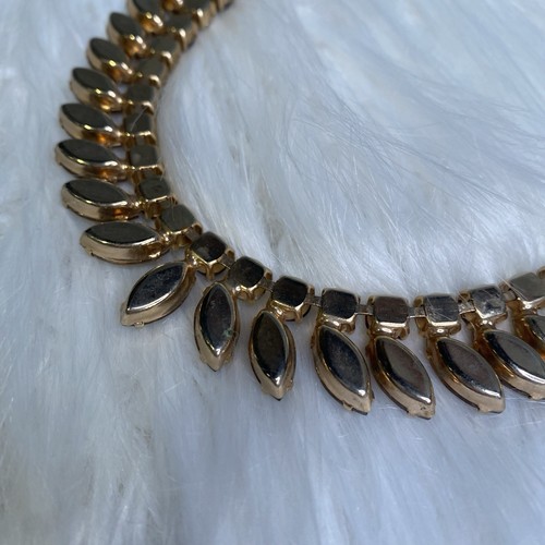 Vintage Bernstein & Citrin Kristall Strass Statement Halskette 16" - Bild 5 von 5