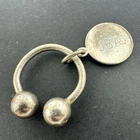 VTG Tiffany & Co. Sterling Silver 925 Key Ring Round Charm – Engraved 10 Grams