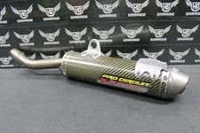 04-07 HONDA CR250R PRO CIRCUIT TI-2 CARBON TITANIUM MUFFLER EXHAUST SILENCER