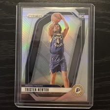 Tristen Newton 2024-25 Panini Prizm Silver Rookie Indiana Pacers #261 RC