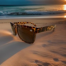 New SPY Optic Helm Sunglasses Leopard with Black Lens Men and Women Ken Block