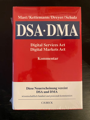 Mast/Kettemann/Dreyer/Schulz Kommentar DSA/DMA 2025 NEU OVP