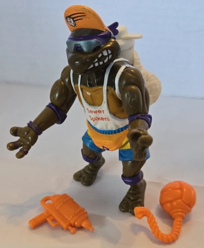 TMNT Spike Volley with Some Accessories Vintage Action Figure