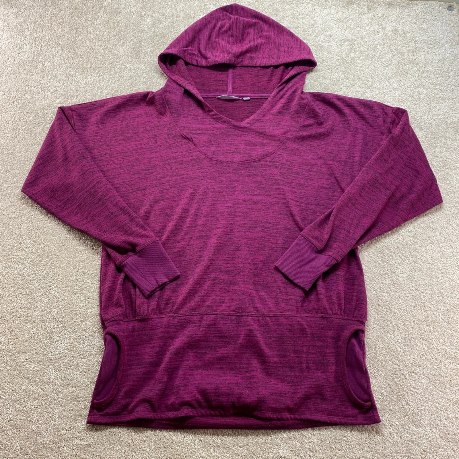 Athleta Hoodie Womens XLT Purple Space Dye Crossover Neck Pullover Long Sleeve
Opens in a new window