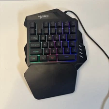 HXSJ V100 - 35 Keys One handed Keyboard Mini USB Wired RGB Backlight Single Hand