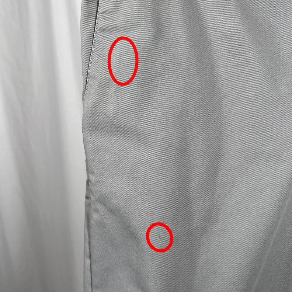 Volcom Men's 32W Gray Frickin Solid Chino Skate Shorts - Image 3 of 4