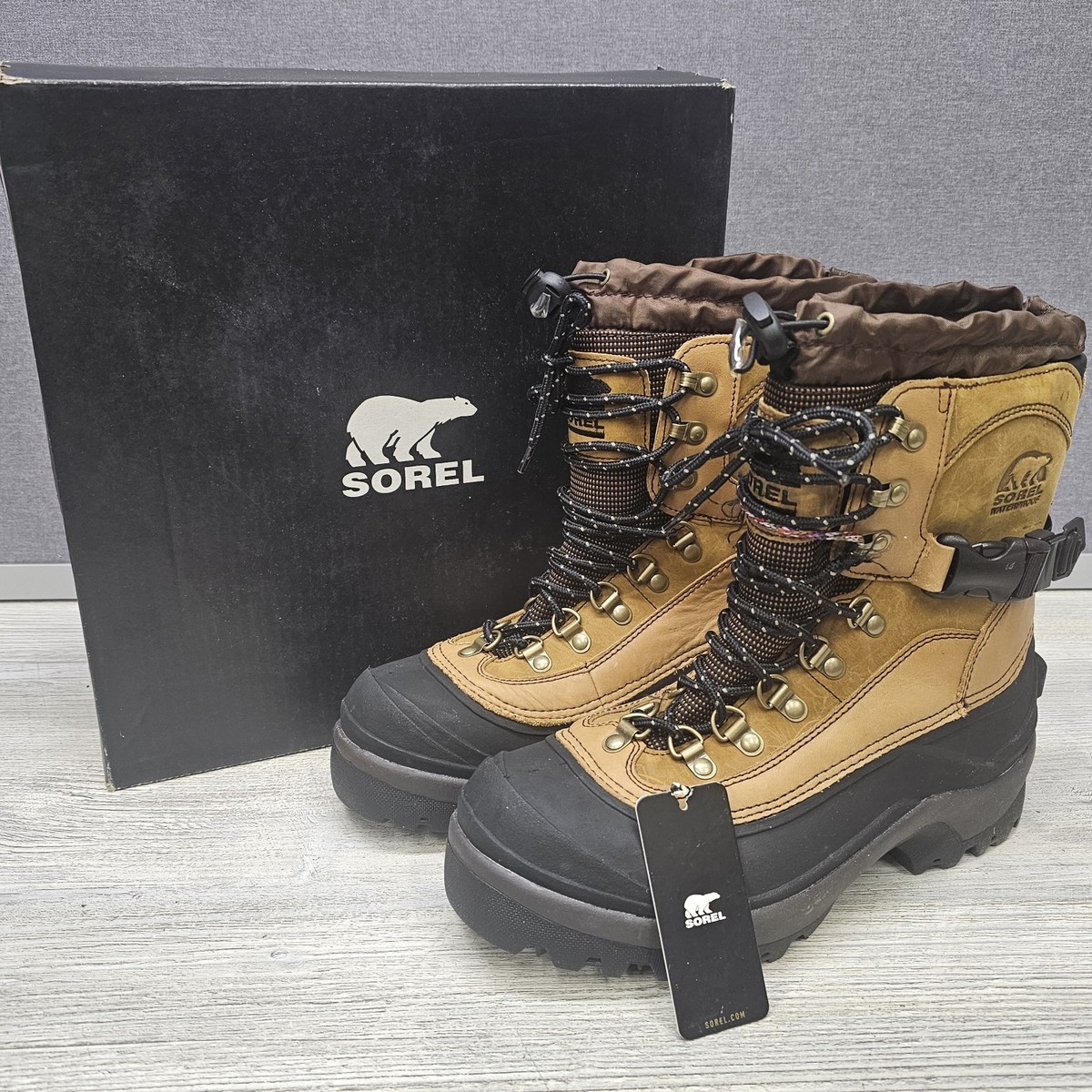 Leather Boots Sorel Men's Conquest Boot Sorel Conquest Bark