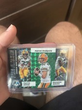 2020 Panini Mosaic Flea Flicker Prizm Green Bay Packers FF8 Rodgers Jones Adams