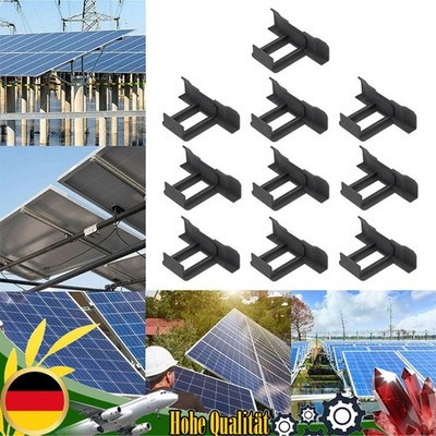 10-100 Stück Solarpanel Rahmen Wasser Abfluss Wasserumleitung Clips DHL