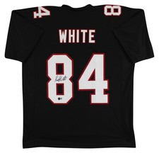 Roddy White Authentic Signed Black Pro Style Jersey Autographed BAS Witnessed